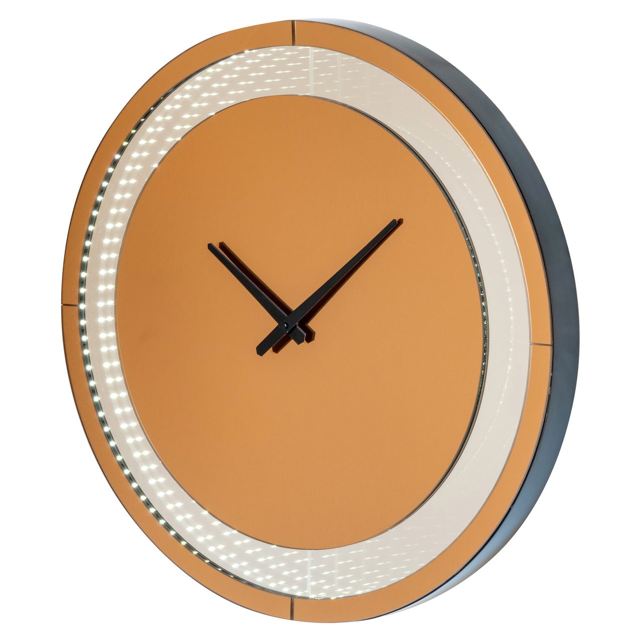 Richmond Interiors Wandlampe Julia brown - Led Clock