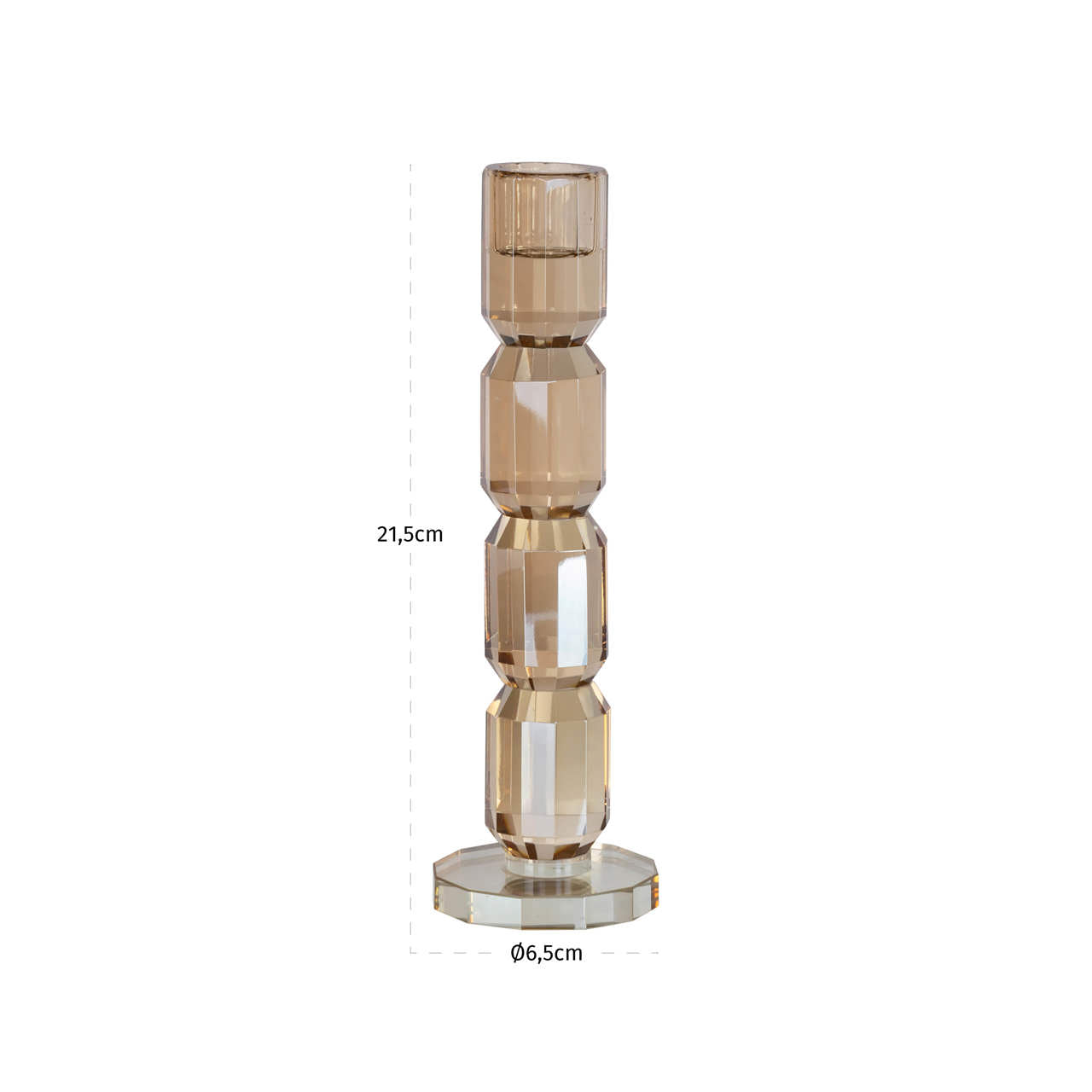 Richmond Interiors Kerzenhalter Dita Champagne small Kerzenhalter Richmond Interiors