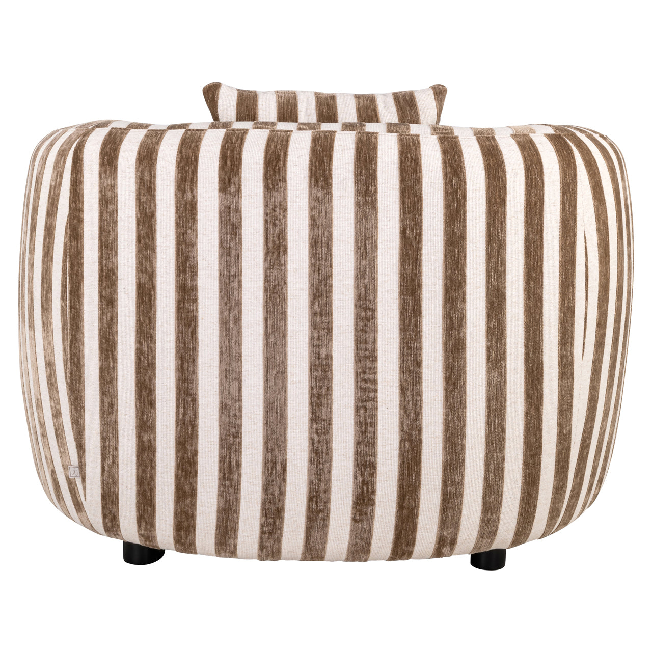 Richmond Interiors Lounge Stuhl Luxandra stripes sand Lounge Stuhl Richmond Interiors