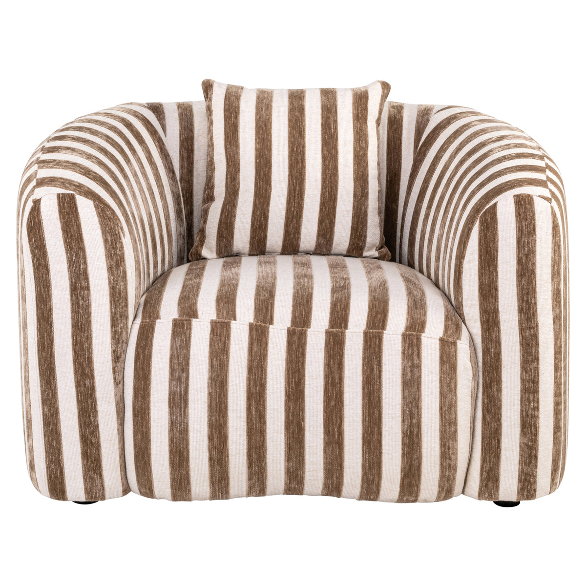 Richmond Interiors Lounge Stuhl Luxandra stripes sand Richmond Interiors