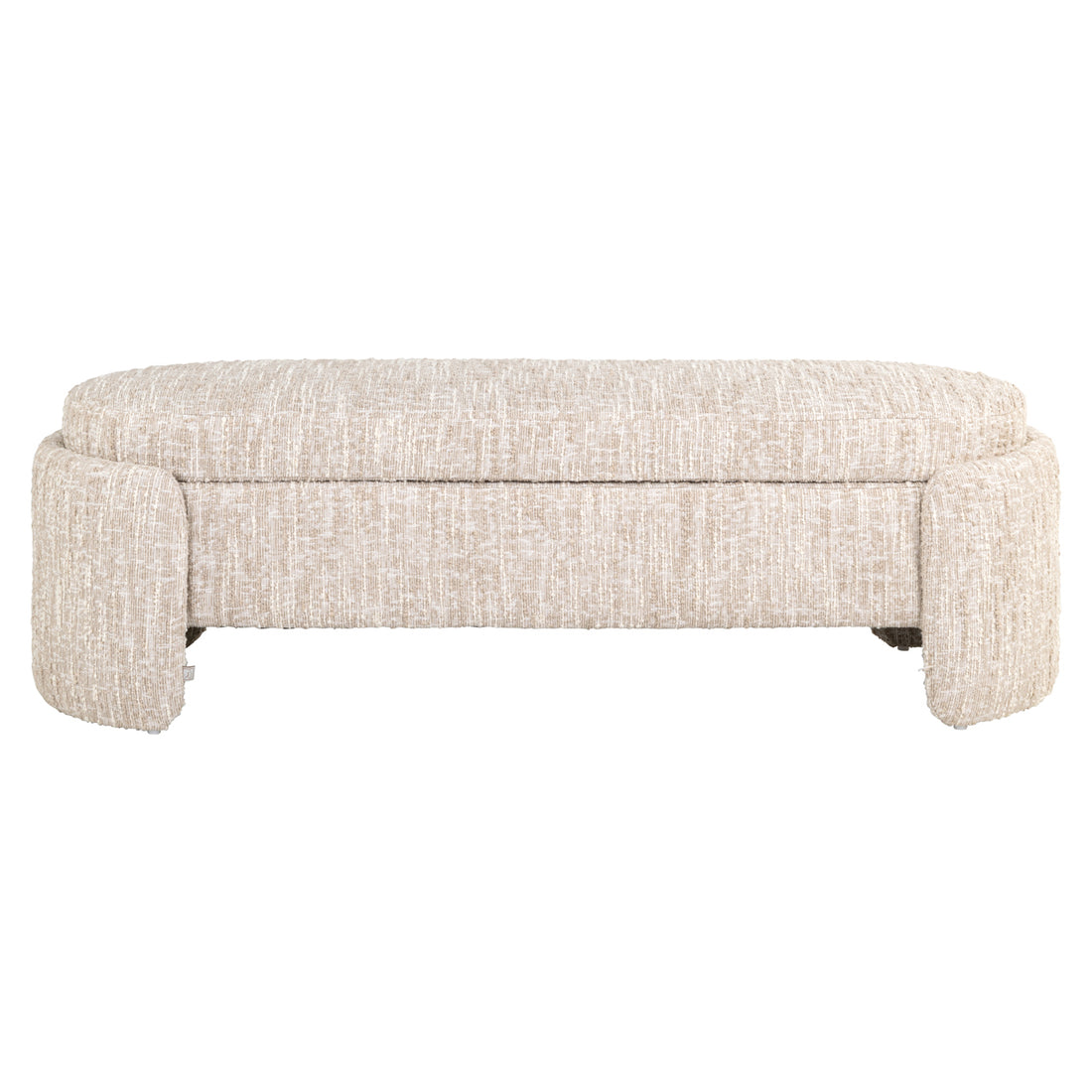 Richmond Interiors Bank Cupid beige angora with storage