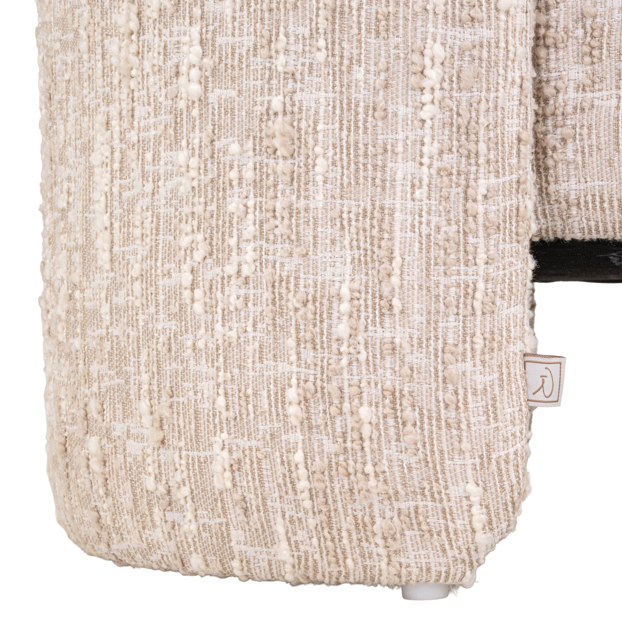 Richmond Interiors Bank Cupid beige angora with storage