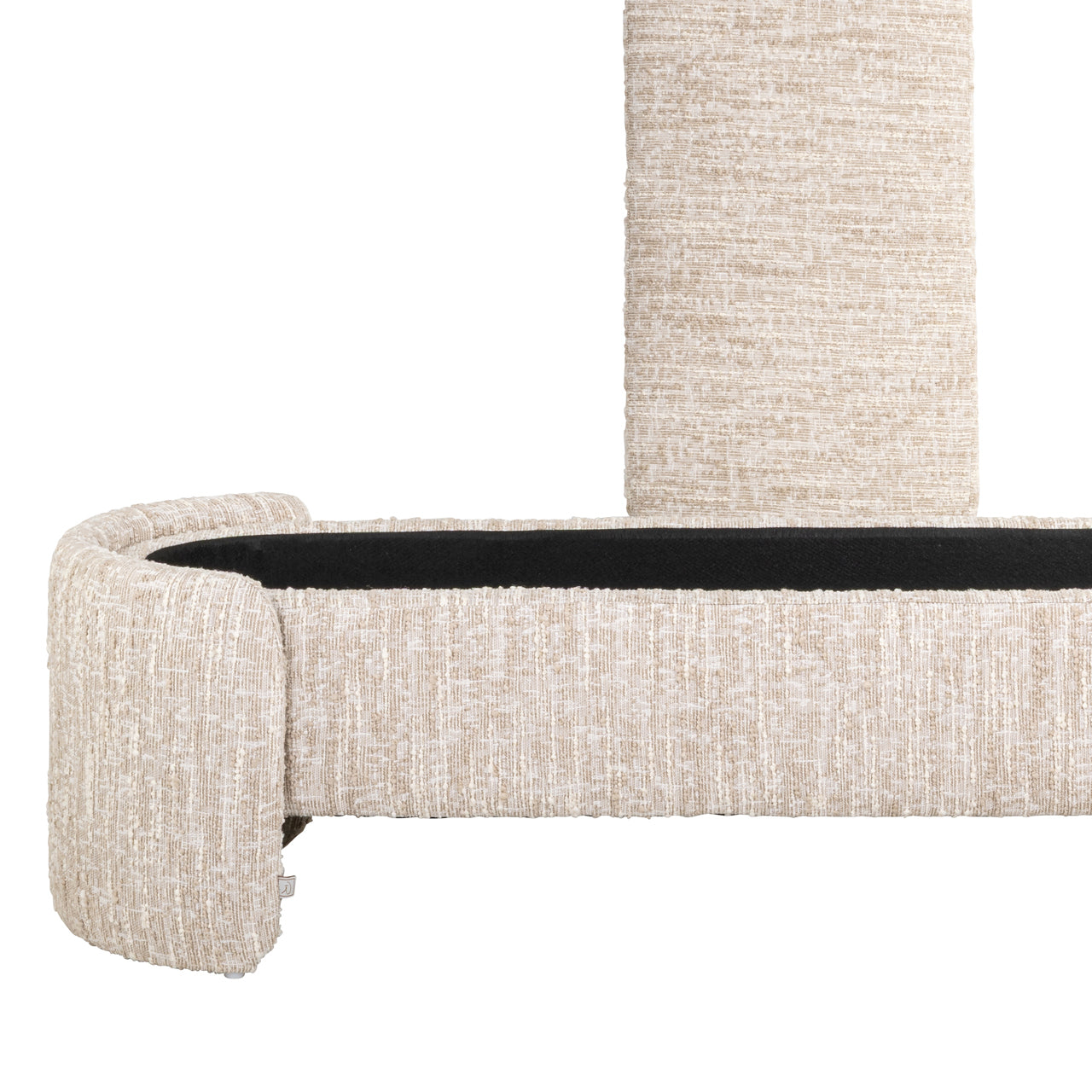 Richmond Interiors Bank Cupid beige angora with storage