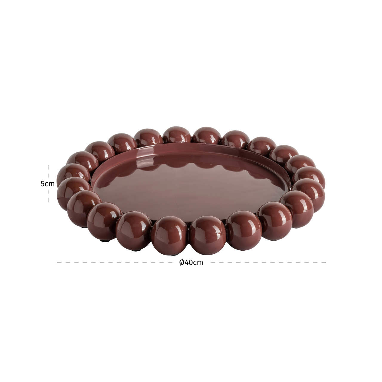 Richmond Interiors Tablett Martha Sable brown Tablett Richmond Interiors