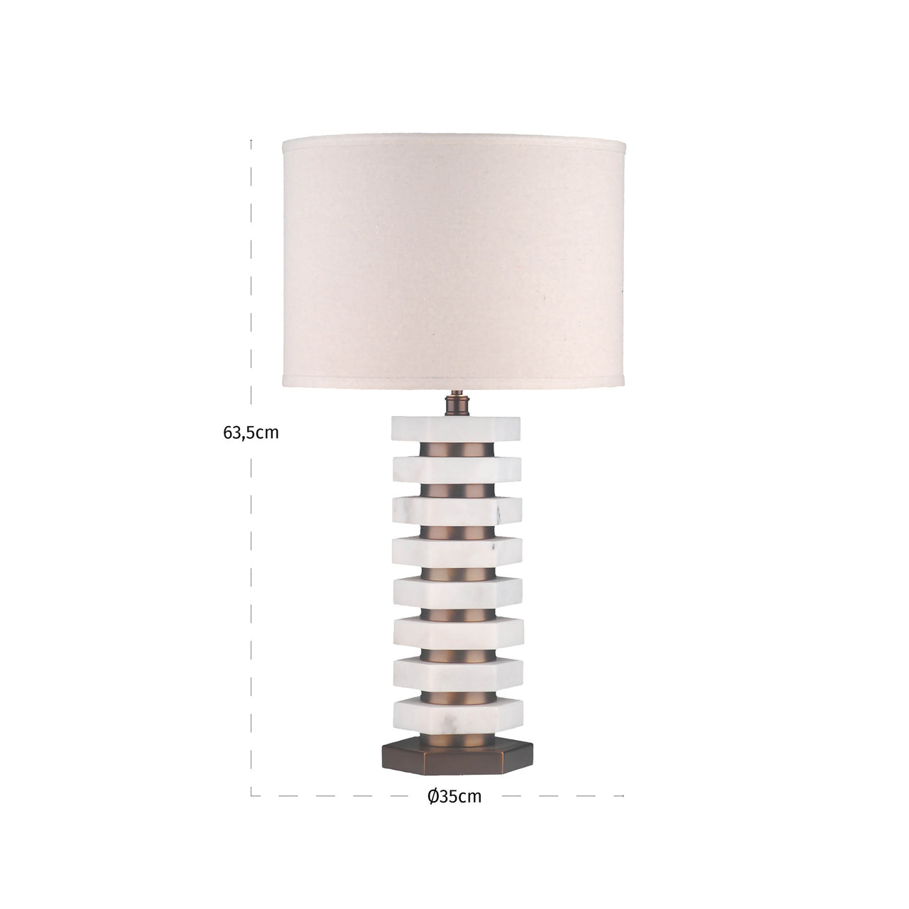 Richmond Interiors Tischlampe Haspen natural Tischlampe Richmond Interiors