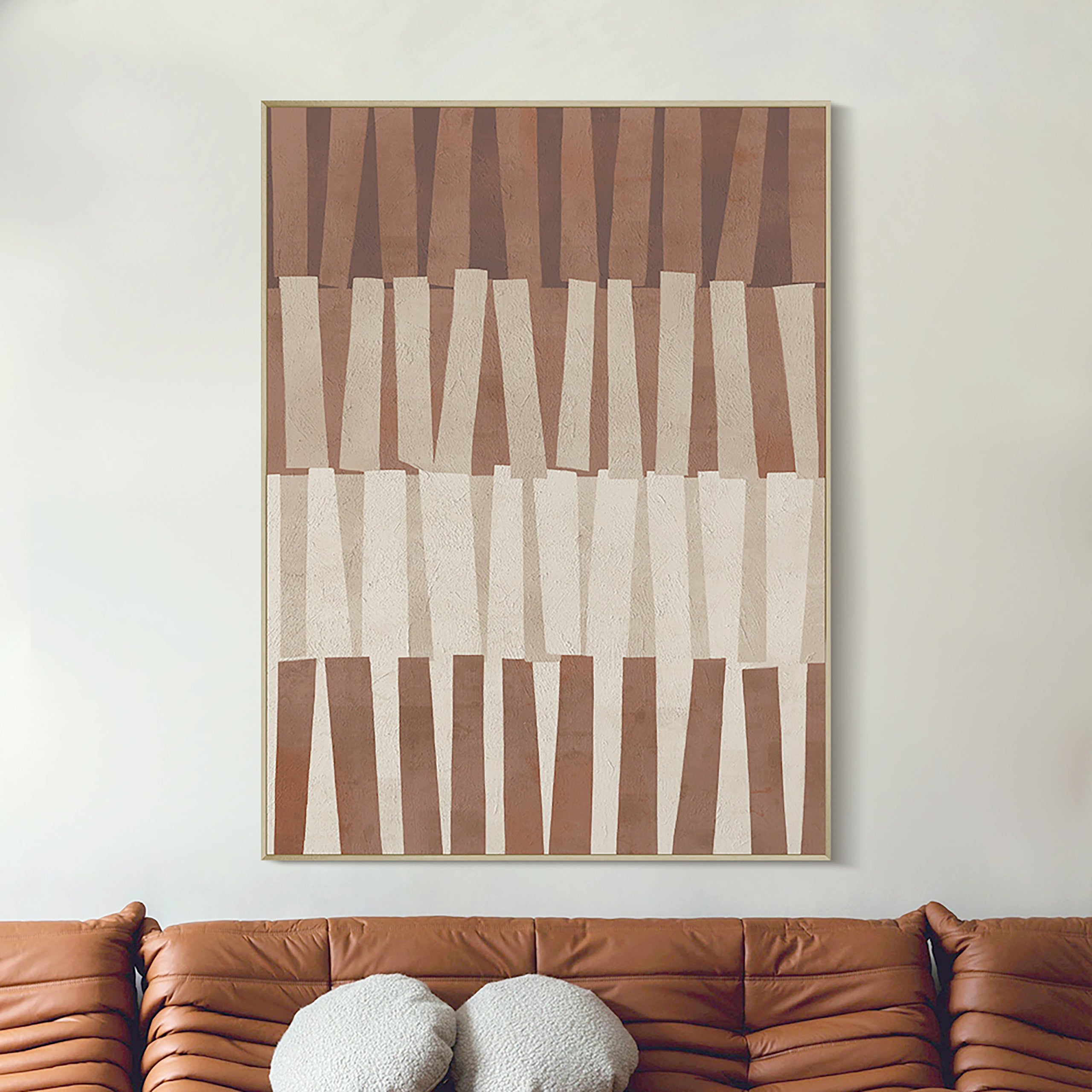 Richmond Interiors Wandkunst Voga brown Wandkunst Richmond Interiors