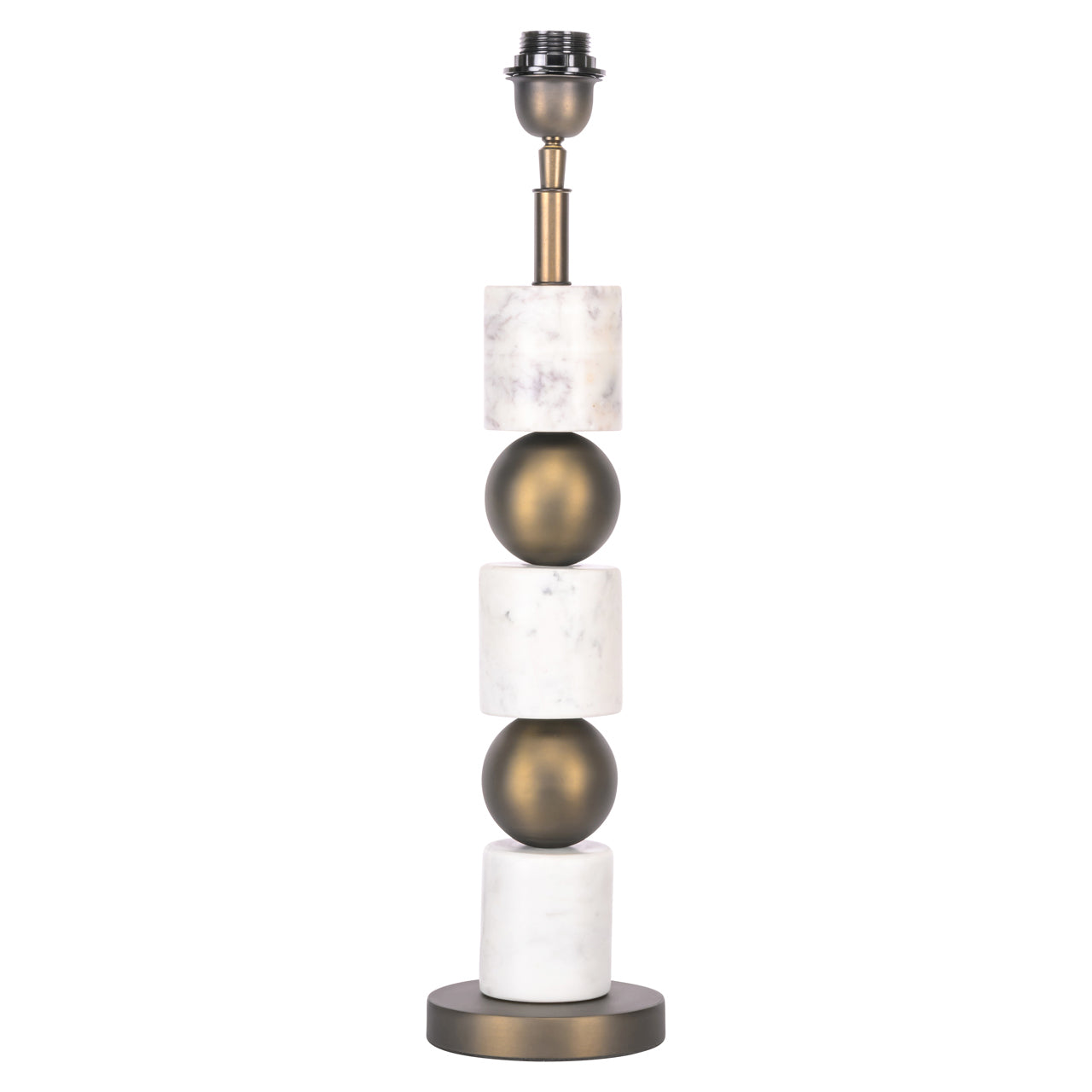 Richmond Interiors Tischlampe Kiera brass antique Richmond Interiors