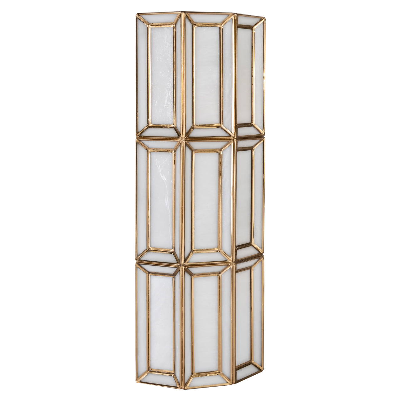 Richmond Interiors Wandlampe Opal brass antique Wandlampe Richmond Interiors