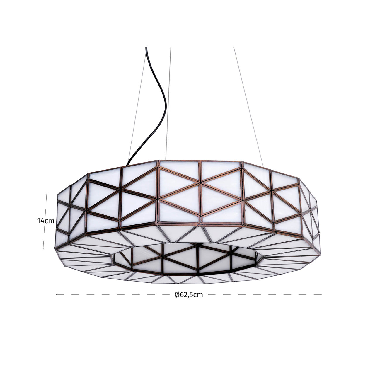 Richmond Interiors Pendelleuchte Solaria copper
