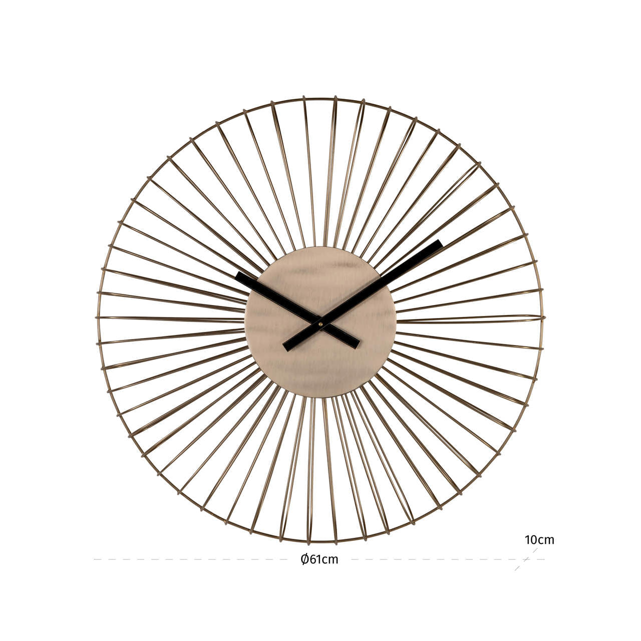 Richmond Interiors Uhr Wirle gold Uhr Richmond Interiors