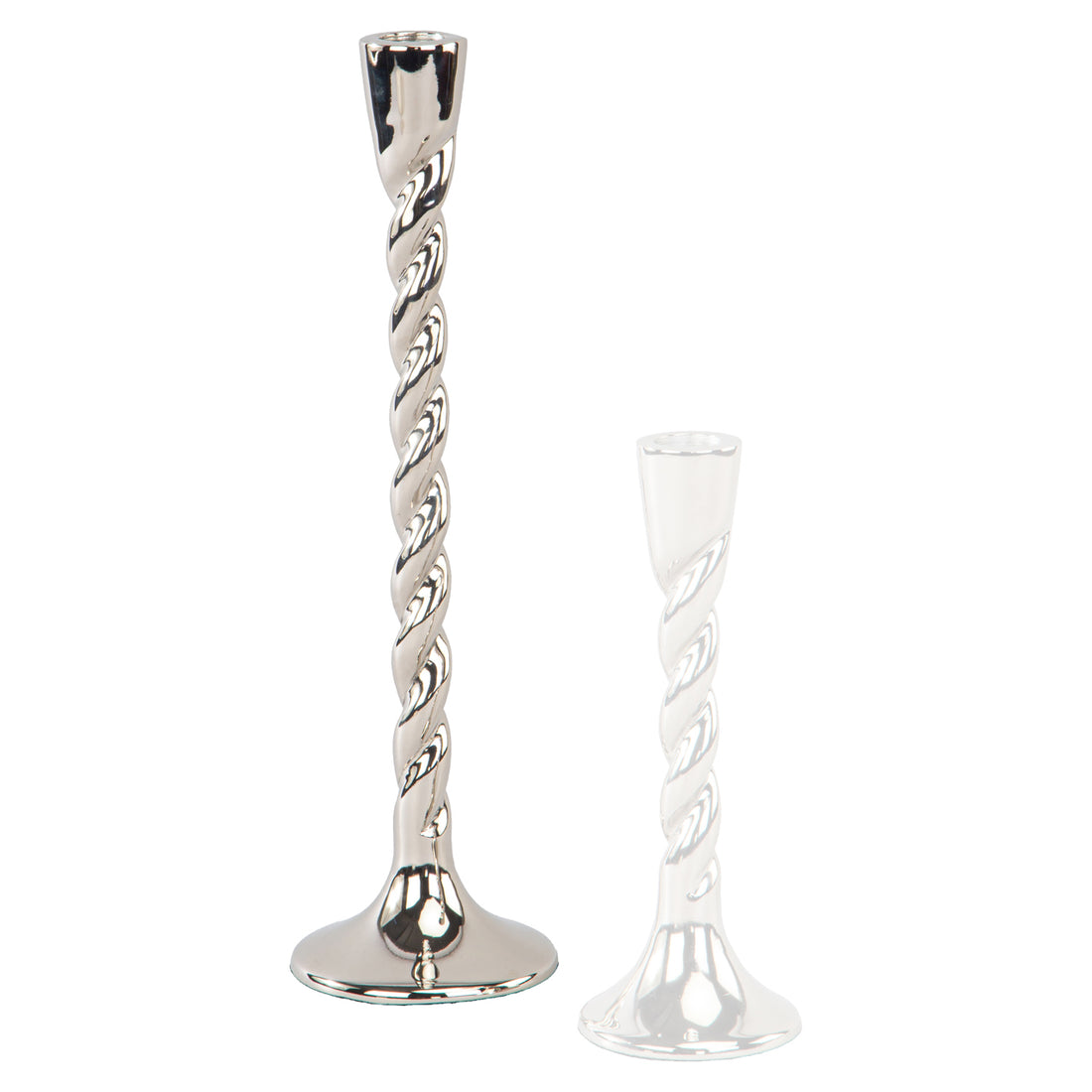Richmond Interiors Kerzenhalter Crillon silver large Kerzenhalter Richmond Interiors