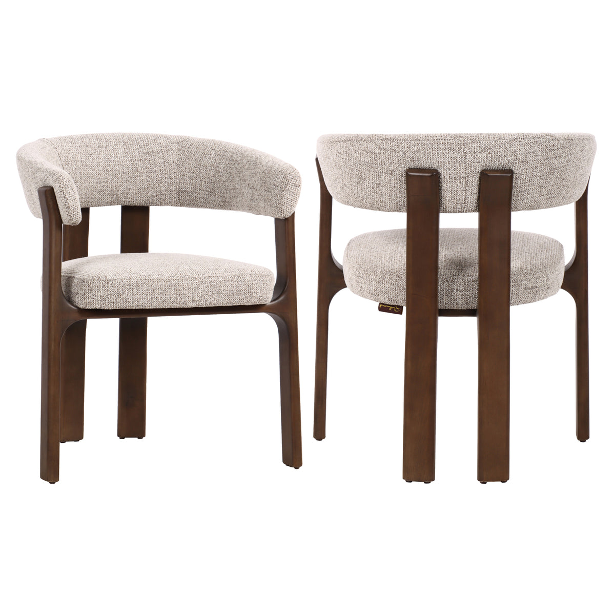 Richmond Interiors Esszimmerstuhl Contigo mocca fancy Richmond Interiors