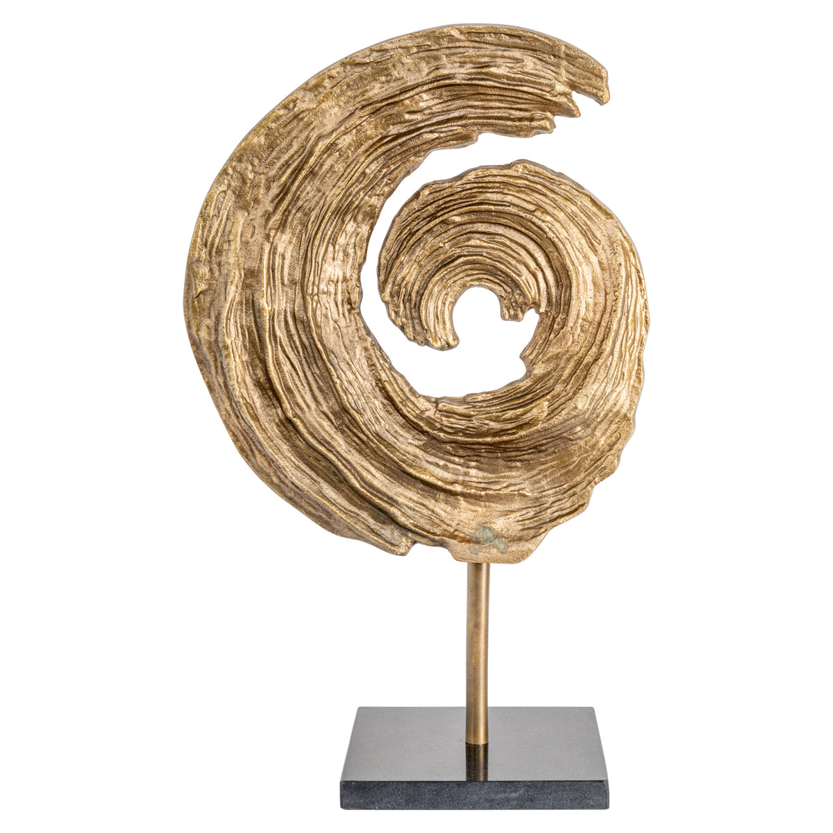 Richmond Interiors Dekoratives Objekt Swirl brass antique large Richmond Interiors