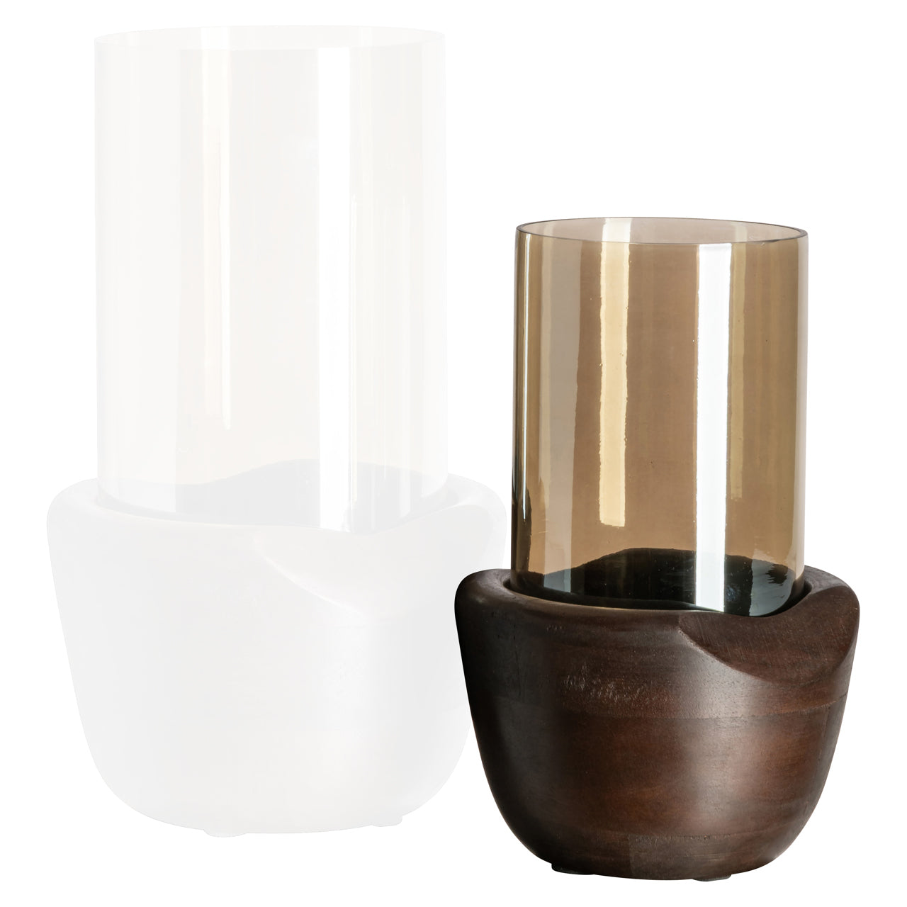 Richmond Interiors Windlicht Jade walnut small Windlicht Richmond Interiors