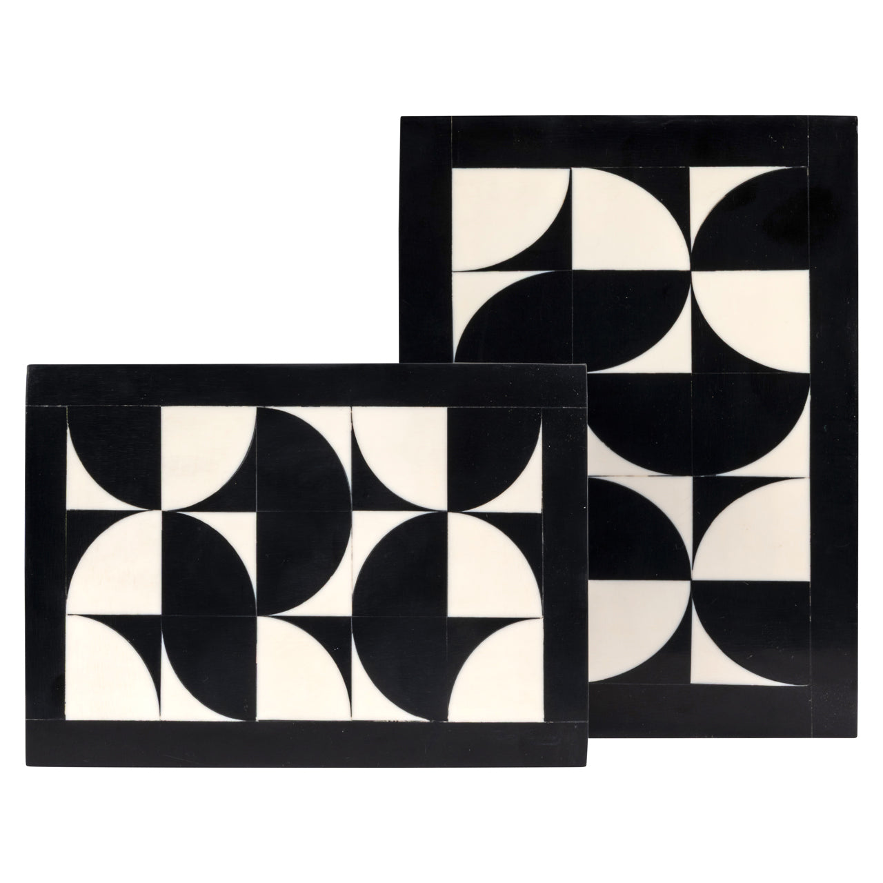 Richmond Interiors Aufbewahrungsbox Rae black/white (Set of 2) Aufbewahrungsbox Richmond Interiors