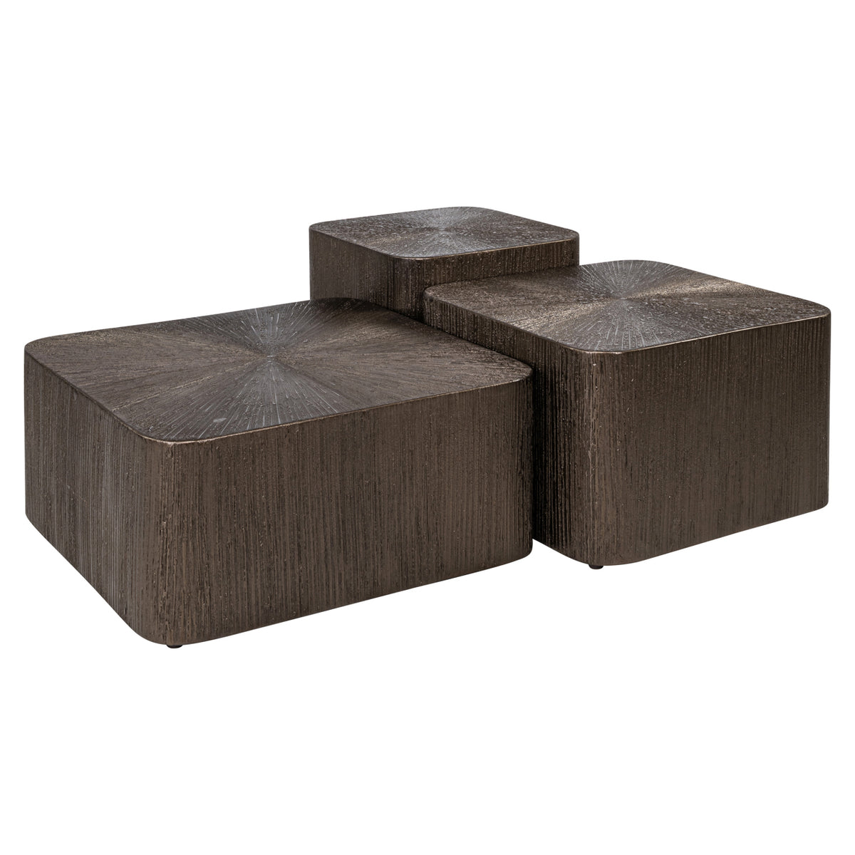Richmond Interiors Couchtisch Cubes Brunzae (Set of 3) Richmond Interiors