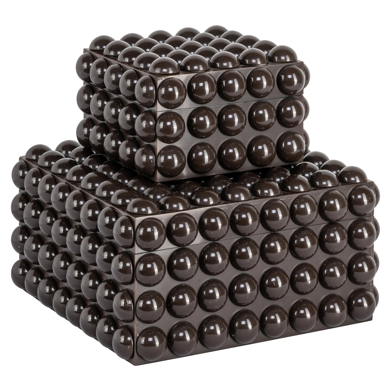 Richmond Interiors Aufbewahrungsbox Nyx dark brown small Aufbewahrungsbox Richmond Interiors
