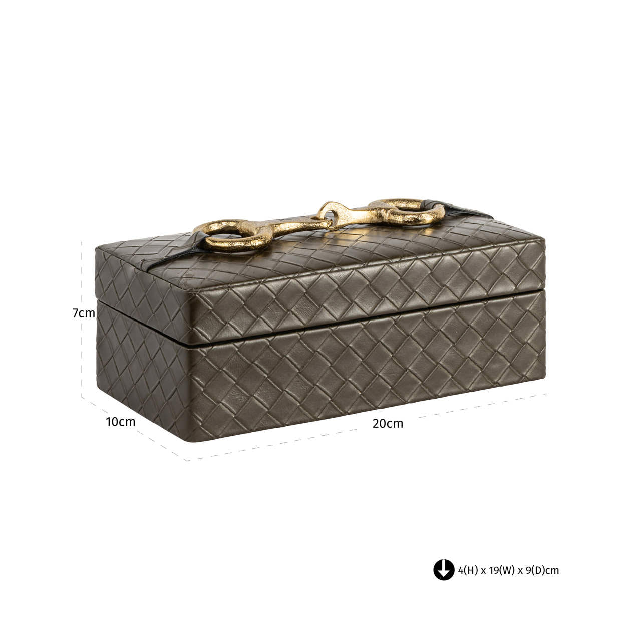 Richmond Interiors Aufbewahrungsbox Blade olive small Aufbewahrungsbox Richmond Interiors