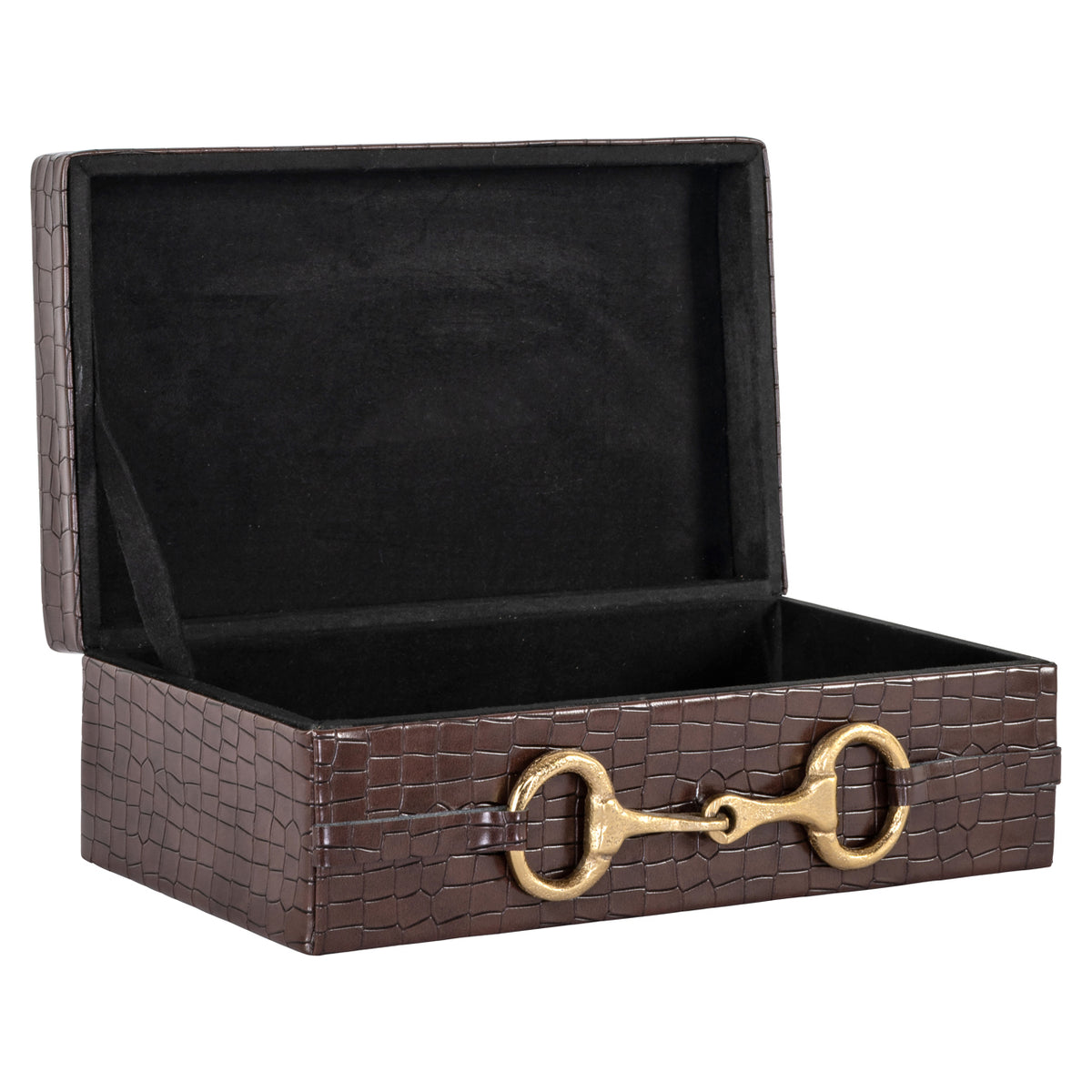 Richmond Interiors Aufbewahrungsbox Rex dark brown large Richmond Interiors