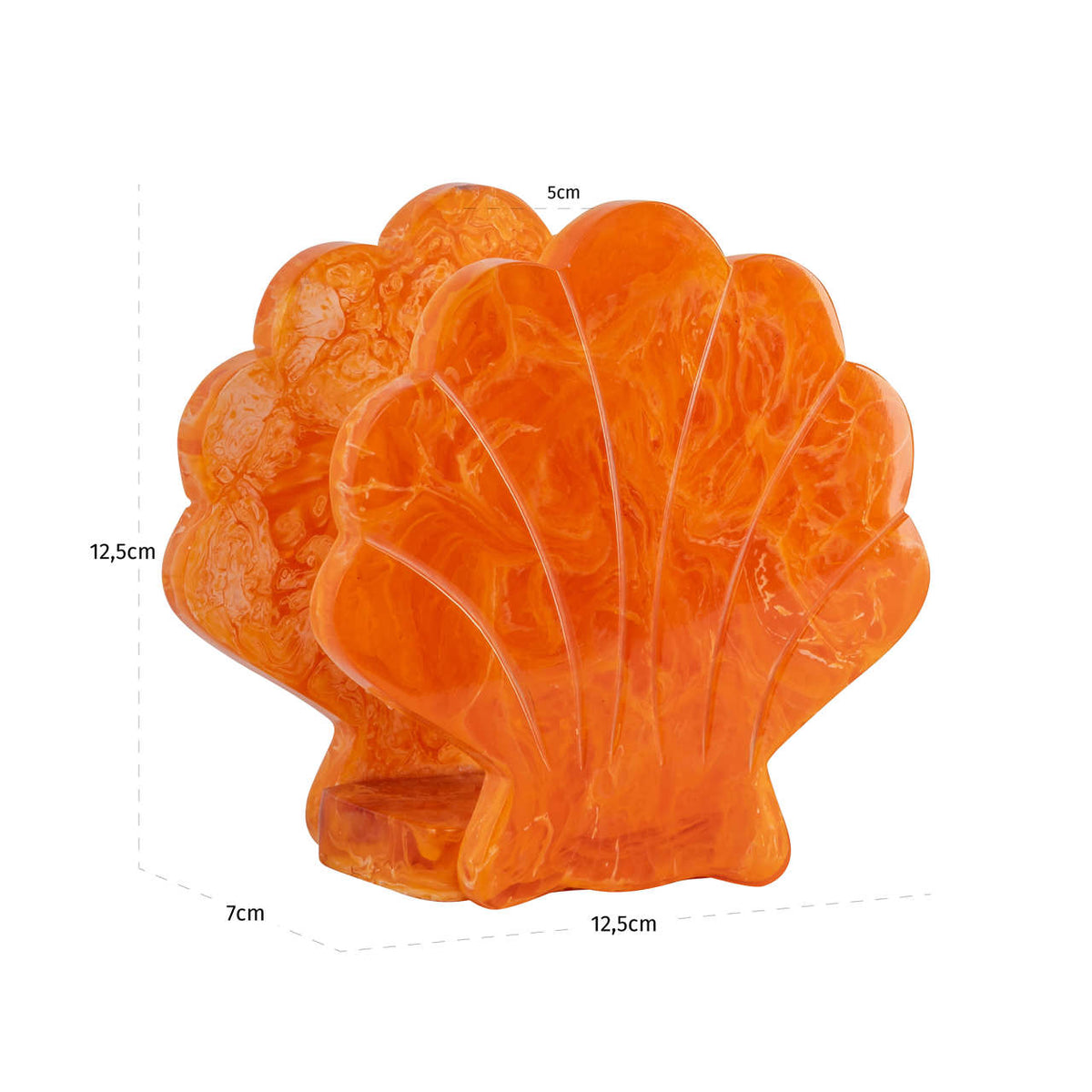 Richmond Interiors Wein- & Barzubehör Shelly orange napkin holder Richmond Interiors