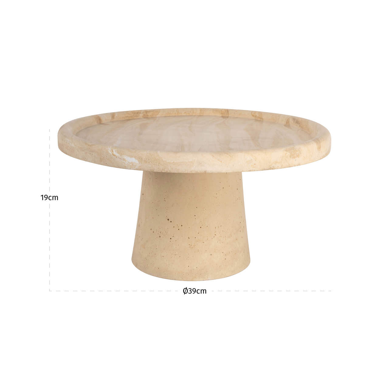 Richmond Interiors Kuchenplatte Beccy beige Kuchenplatte Richmond Interiors