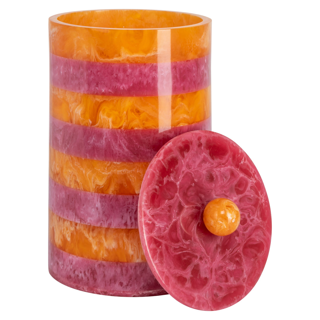 Richmond Interiors Aufbewahrungsbox Lilybelle pink/orange storage jar small Aufbewahrungsbox Richmond Interiors