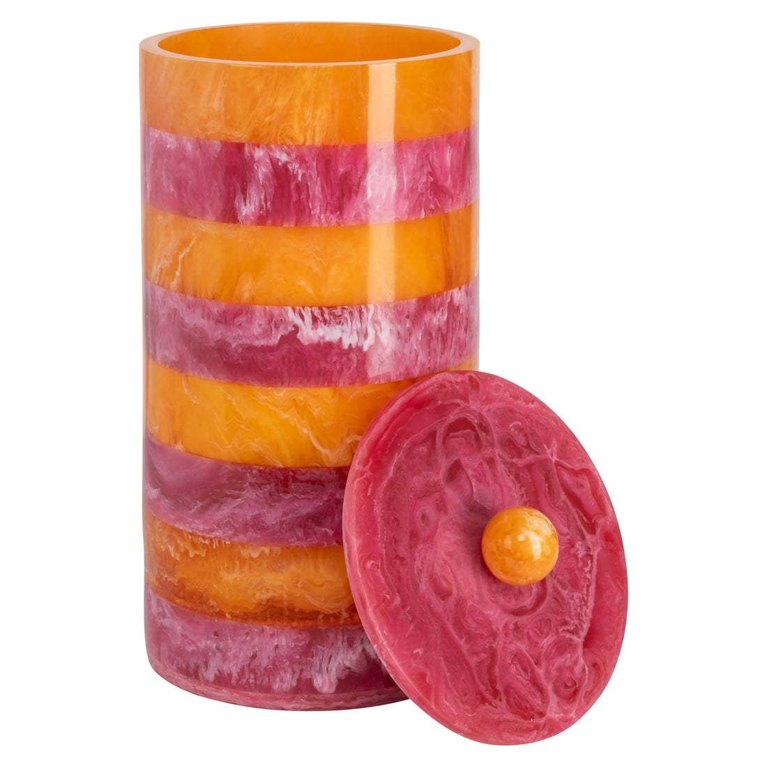 Richmond Interiors Aufbewahrungsbox Lilybelle pink/orange storage jar large Aufbewahrungsbox Richmond Interiors