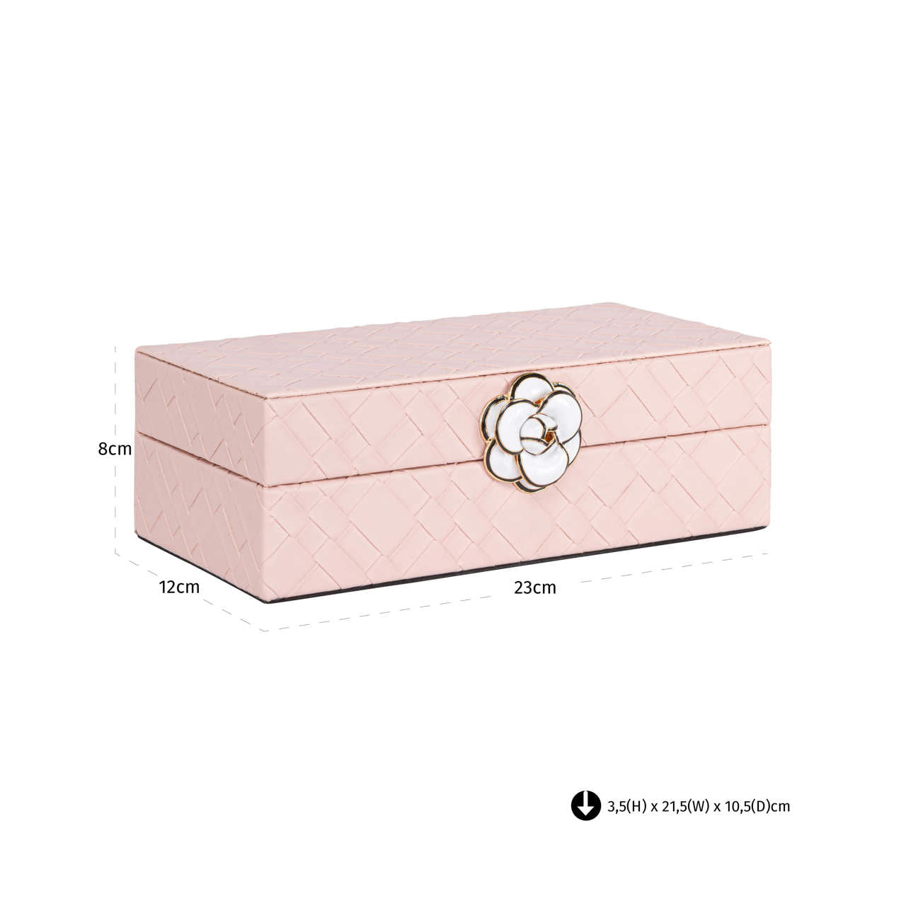 Richmond Interiors Aufbewahrungsbox Lotte pink small Aufbewahrungsbox Richmond Interiors