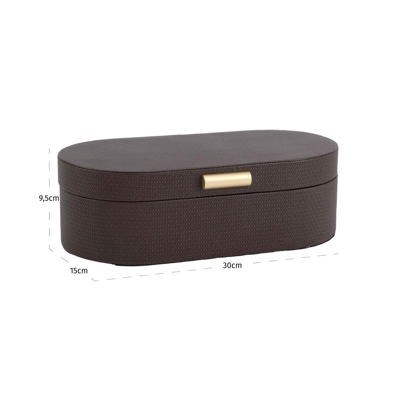 Richmond Interiors Aufbewahrungsbox Nova brown large Aufbewahrungsbox Richmond Interiors