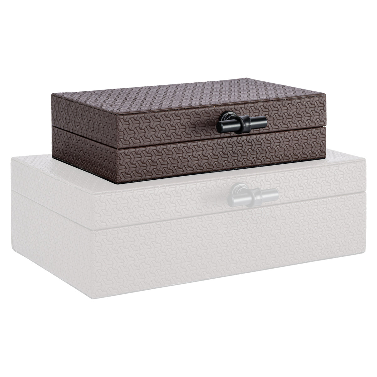 Richmond Interiors Aufbewahrungsbox Billie dark brown small Richmond Interiors