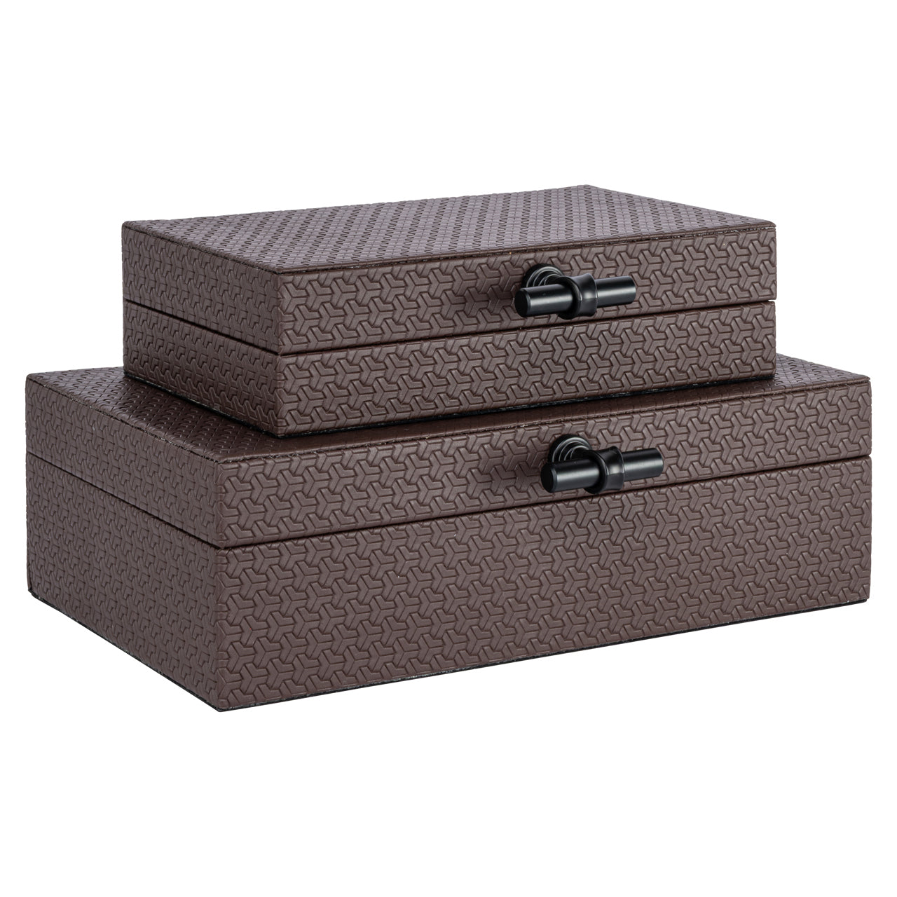 Richmond Interiors Aufbewahrungsbox Billie dark brown large Aufbewahrungsbox Richmond Interiors
