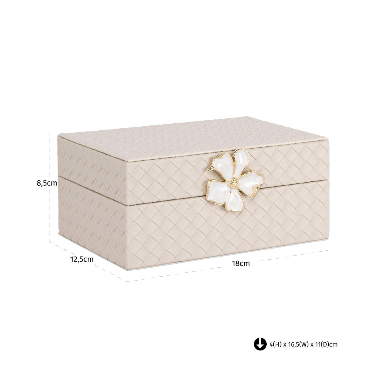 Richmond Interiors Aufbewahrungsbox Lillie ivory small Aufbewahrungsbox Richmond Interiors