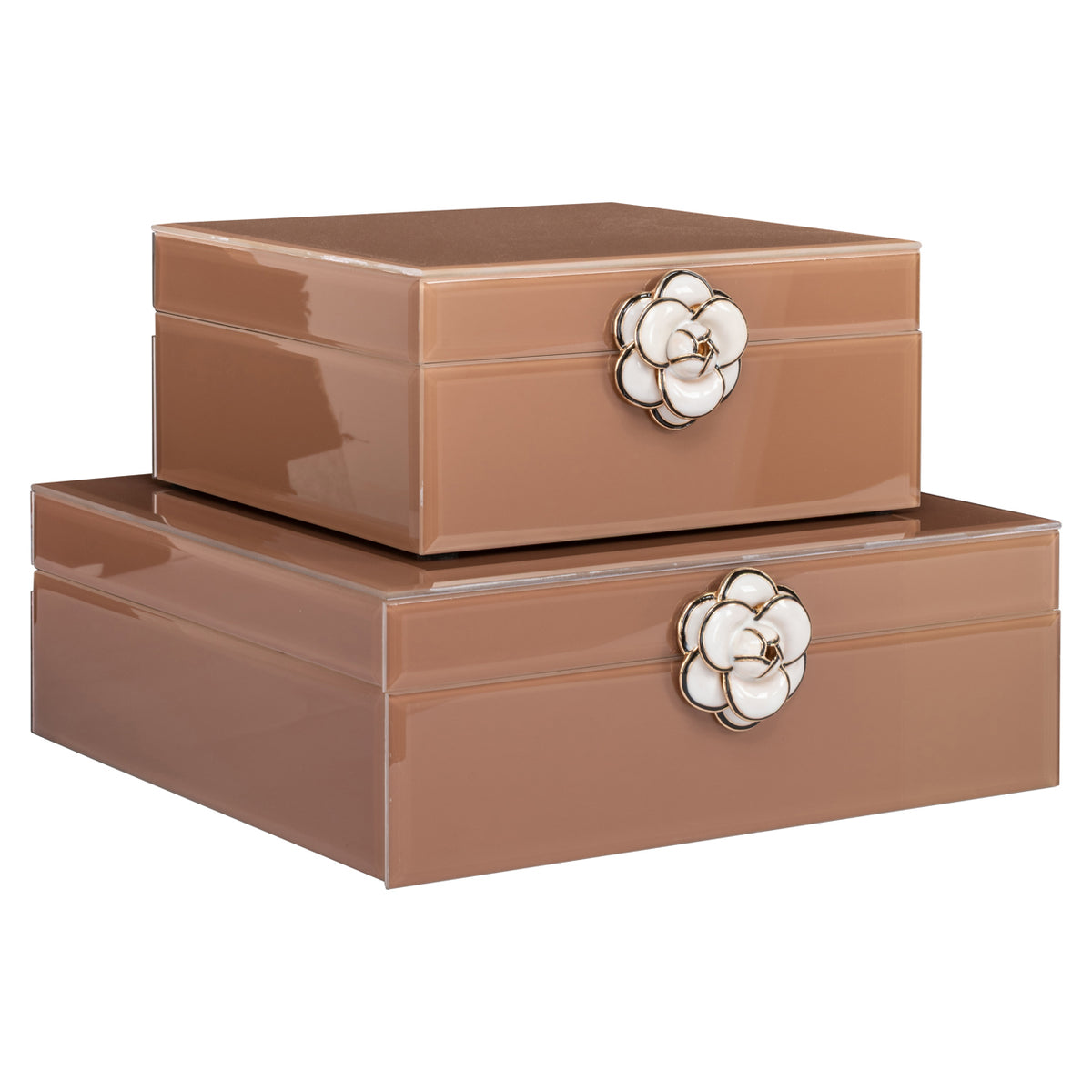 Richmond Interiors Aufbewahrungsbox Floral brown small Richmond Interiors
