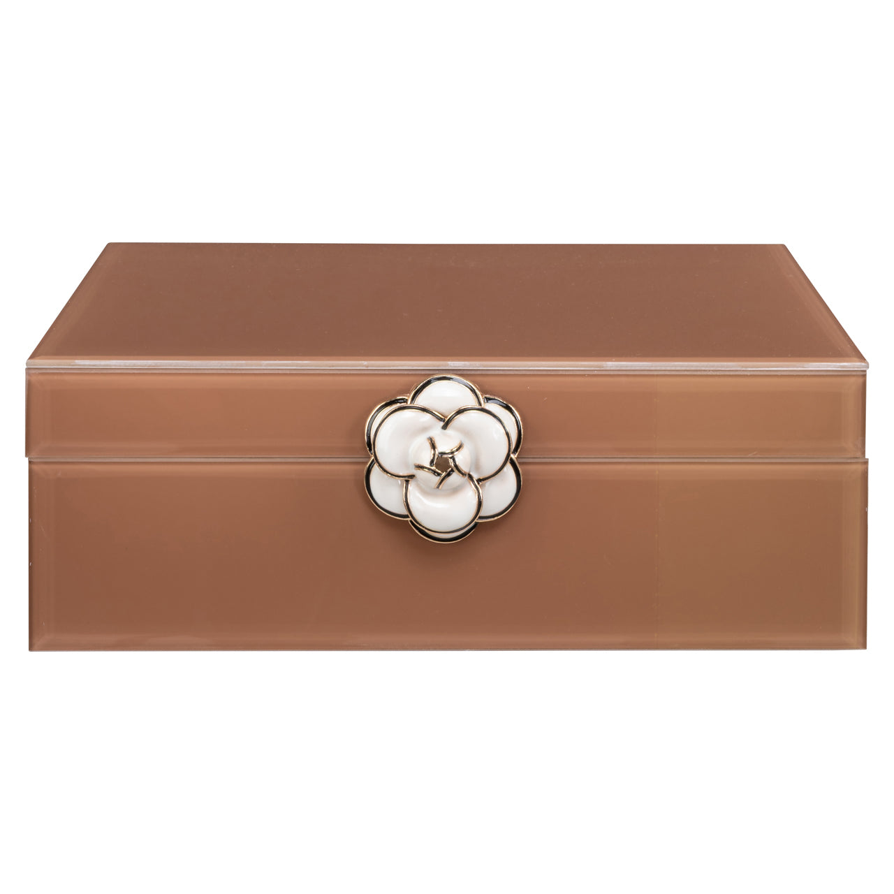 Richmond Interiors Aufbewahrungsbox Floral brown large