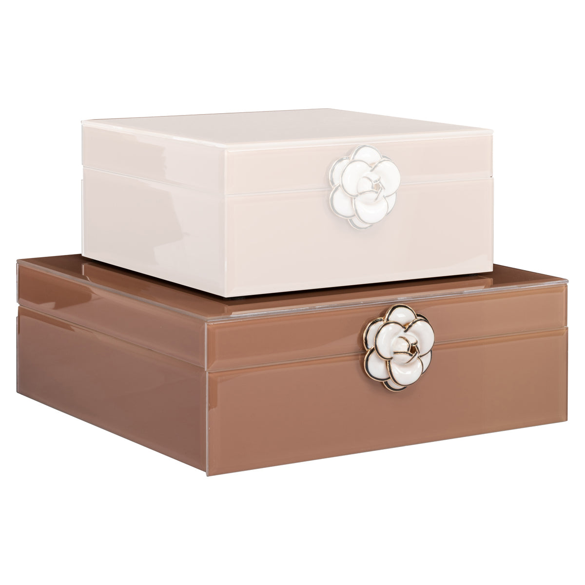 Richmond Interiors Aufbewahrungsbox Floral brown large Richmond Interiors