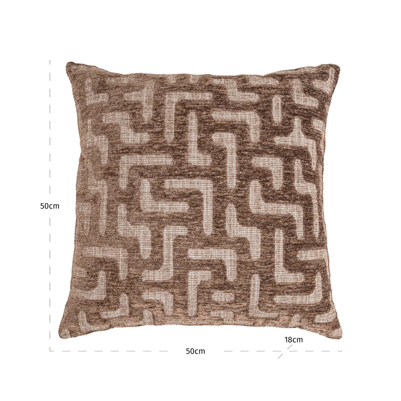 Richmond Interiors Kissen Ivy brown labyrinth Kissen Richmond Interiors