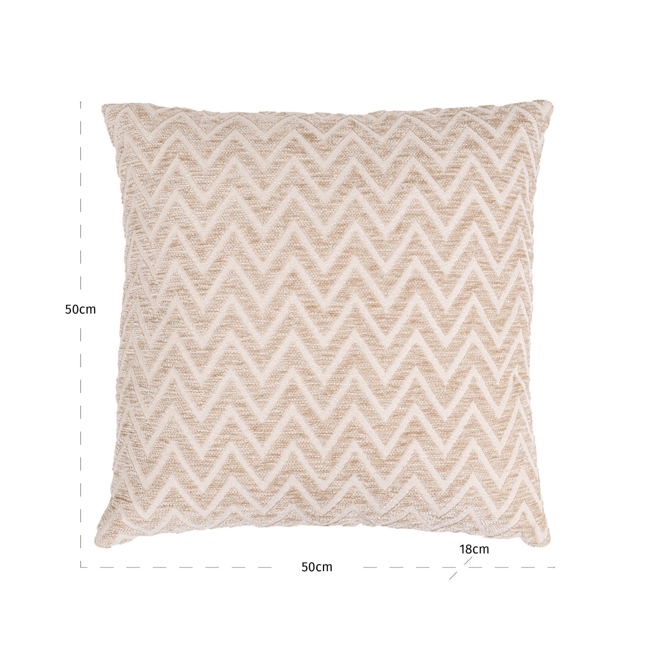 Richmond Interiors Kissen Cassy beige chevron Kissen Richmond Interiors
