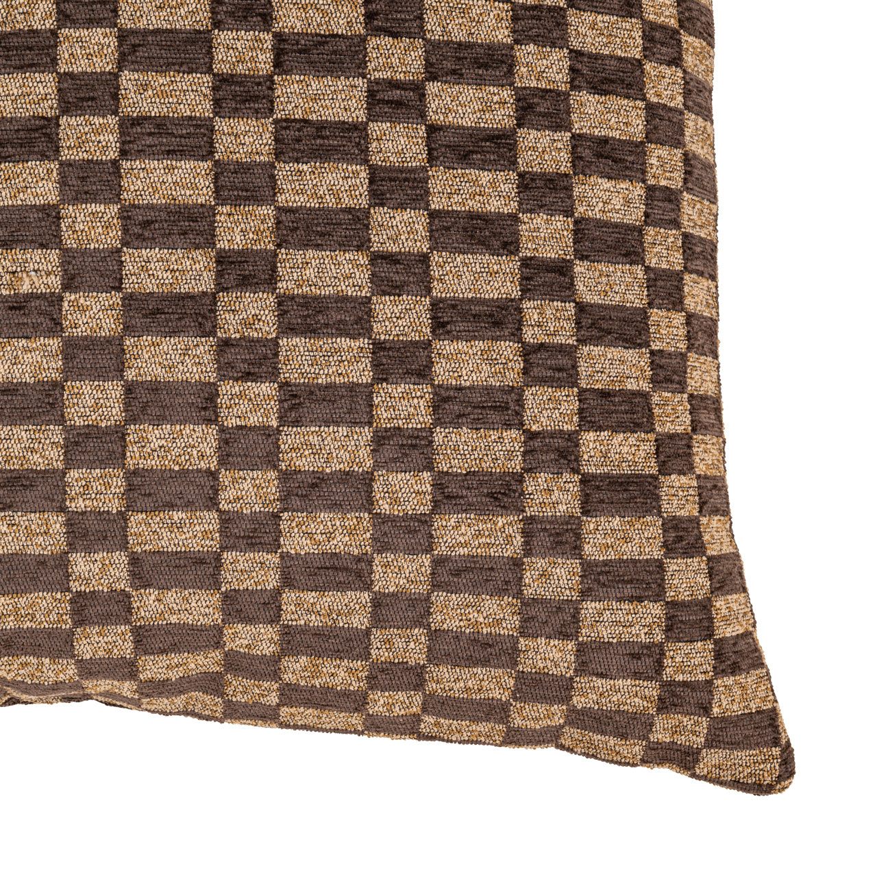Richmond Interiors Kissen Remi brown rectilinear