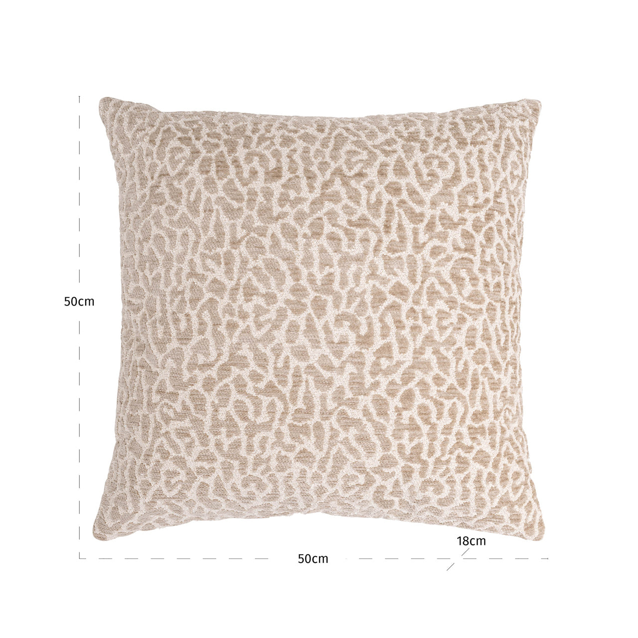 Richmond Interiors Kissen Noa beige leopard