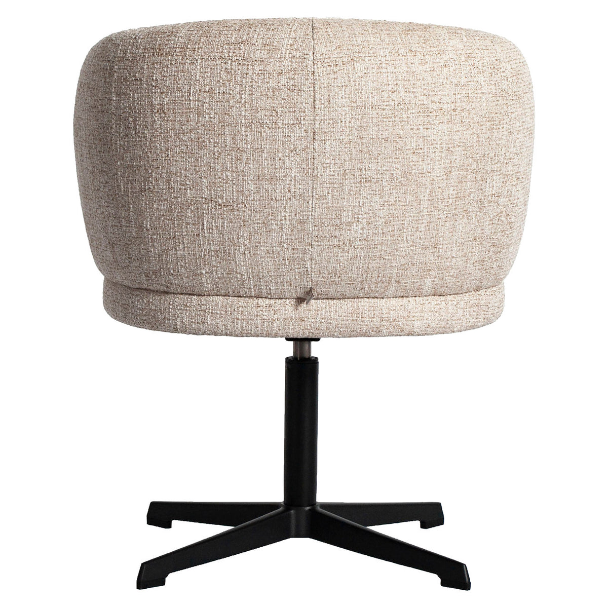 Richmond Interiors Esszimmerstuhl Dinan cream tweed fire retardant - swivel Richmond Interiors
