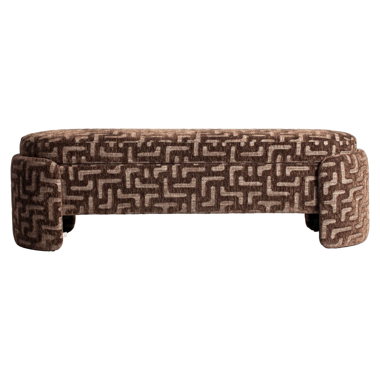 Richmond Interiors Bank Cupid brown labyrinth with storage Bank Richmond Interiors