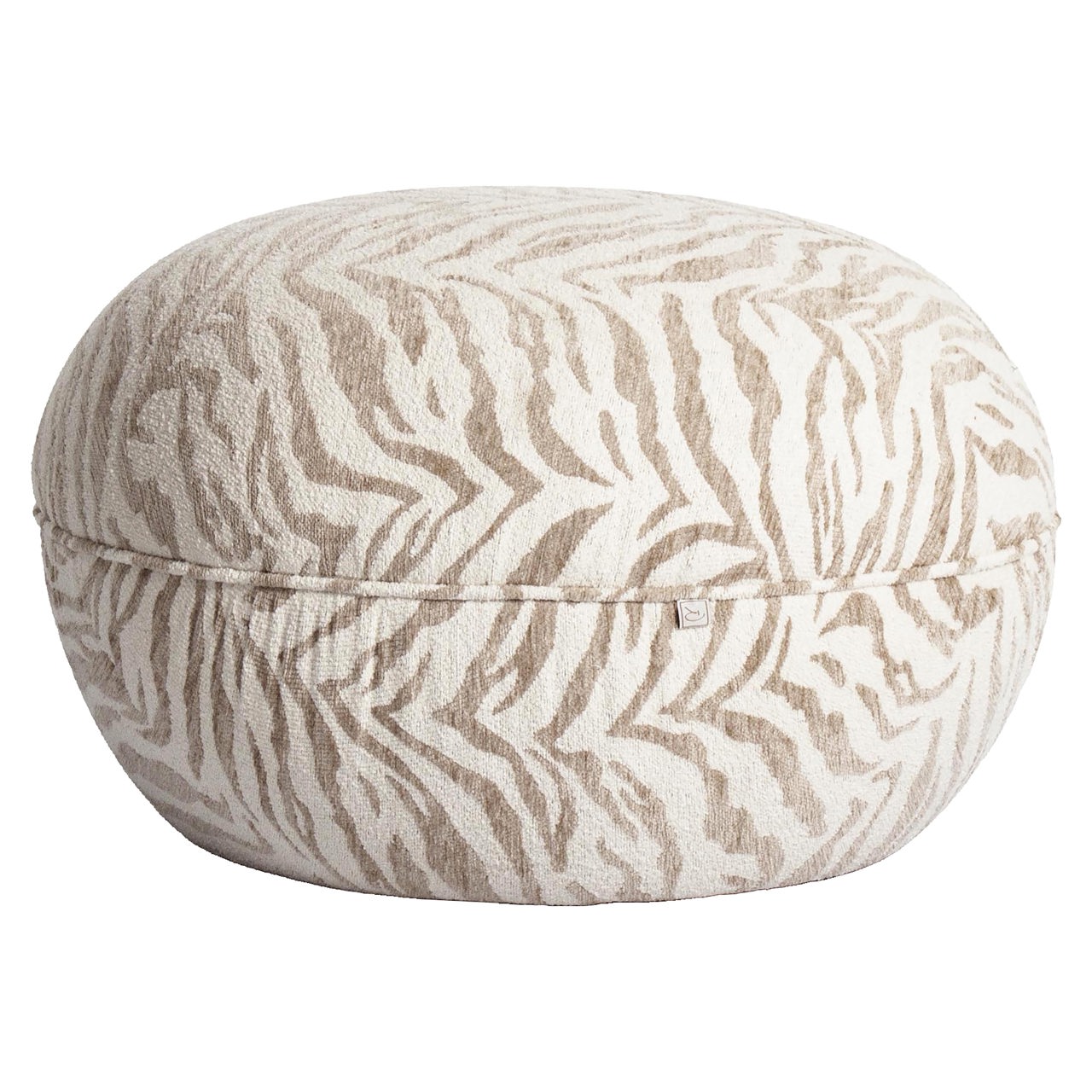 Richmond Interiors Hocker & Fußbank Jace beige tiger Hocker & Fußbank Richmond Interiors