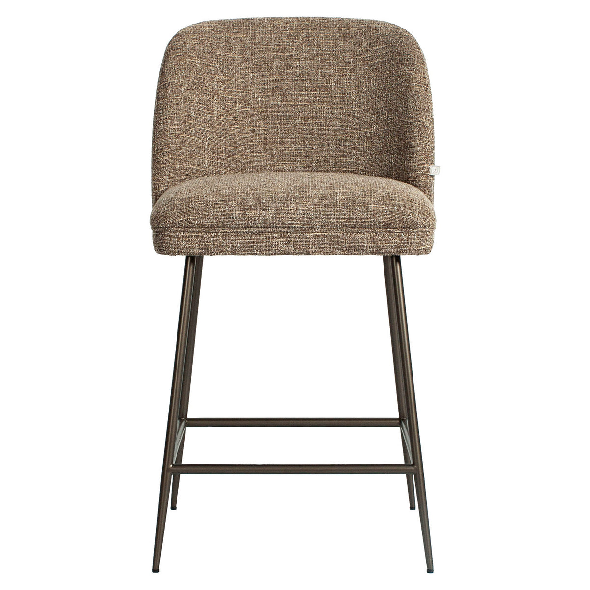 Richmond Interiors Thekenstuhl Pullitzer brown tweed Richmond Interiors