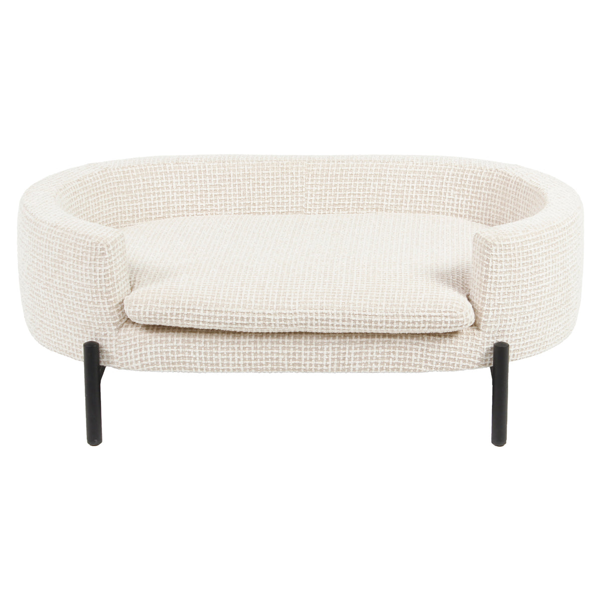 Richmond Interiors Hundebett Dolly beige blockweave Richmond Interiors