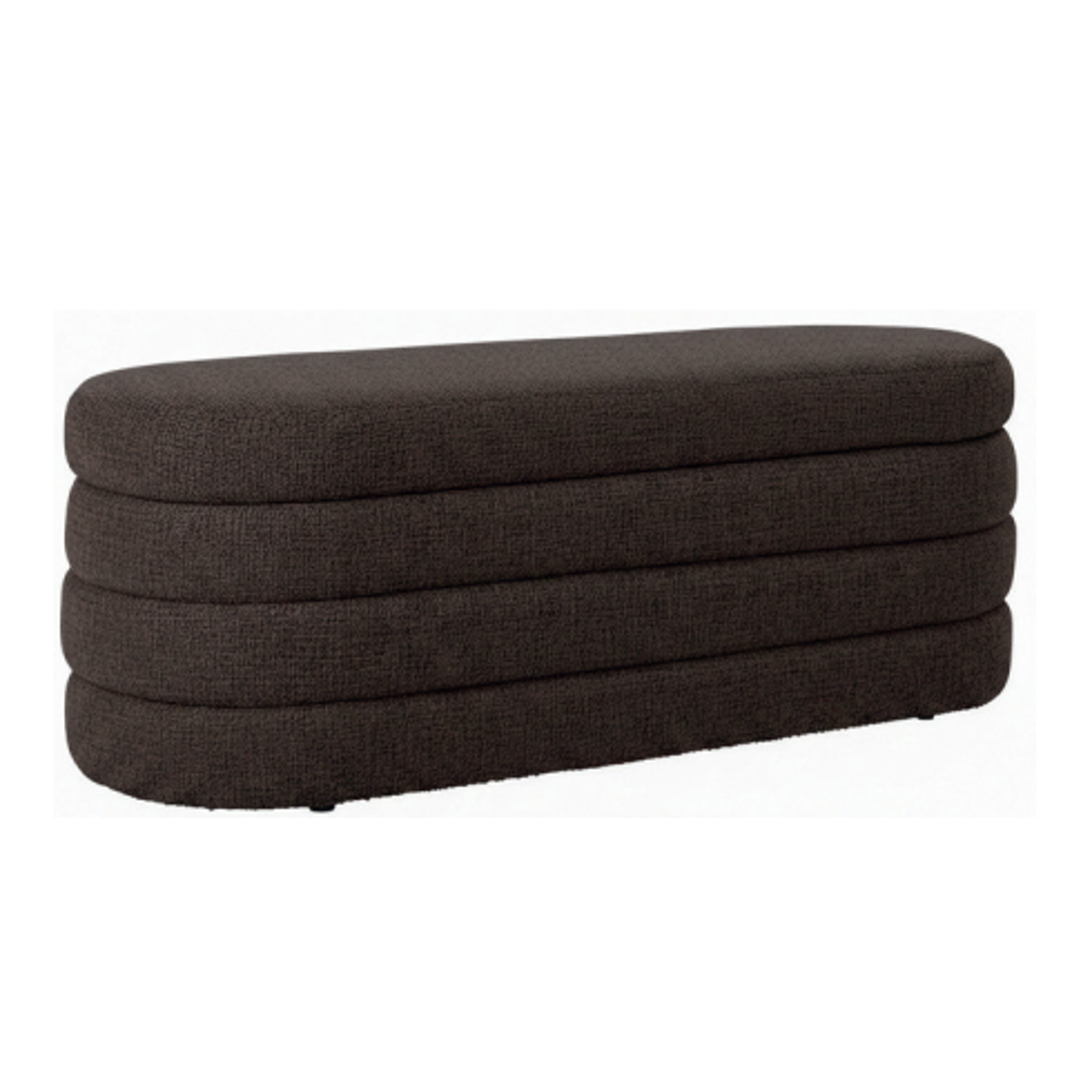 Richmond Interiors Hocker & Fußbank Camille brown chunky