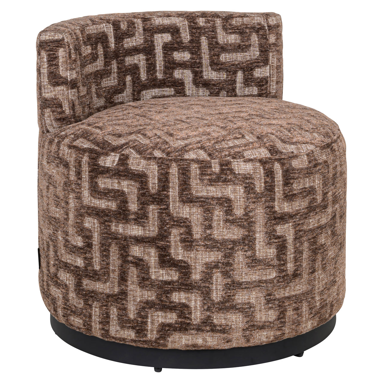 Richmond Interiors Lounge Stuhl Franny brown labyrinth Lounge Stuhl Richmond Interiors