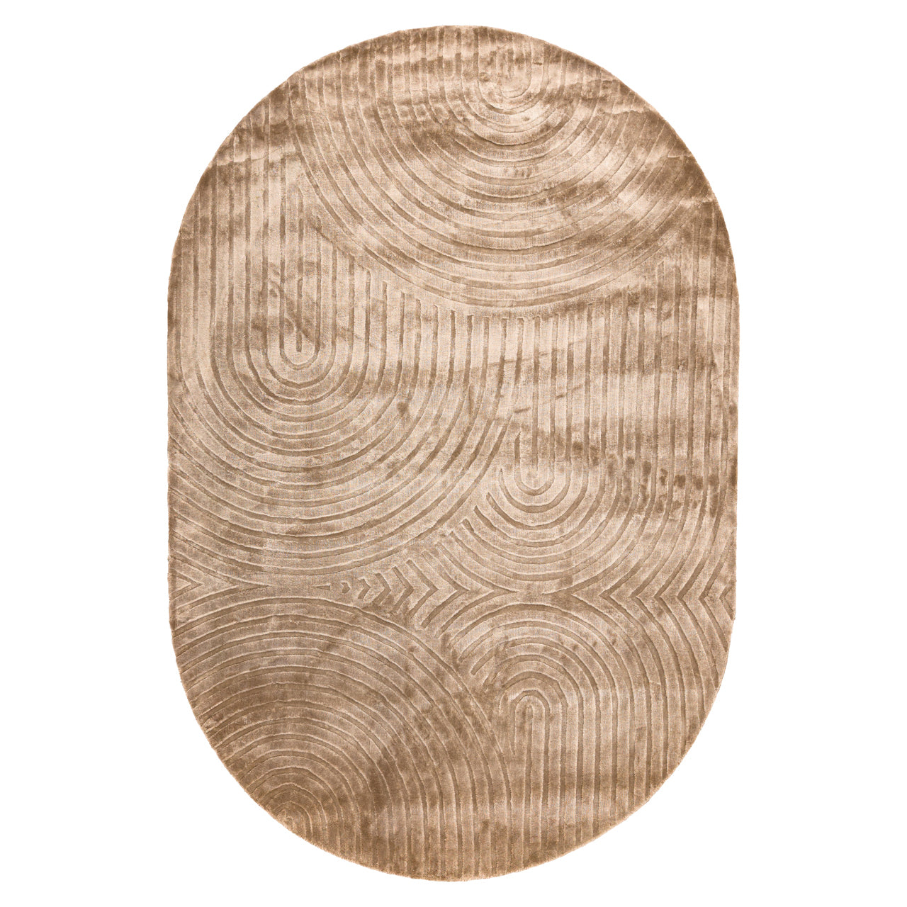 Richmond Interiors Teppich Bayon taupe 200x300 Richmond Interiors