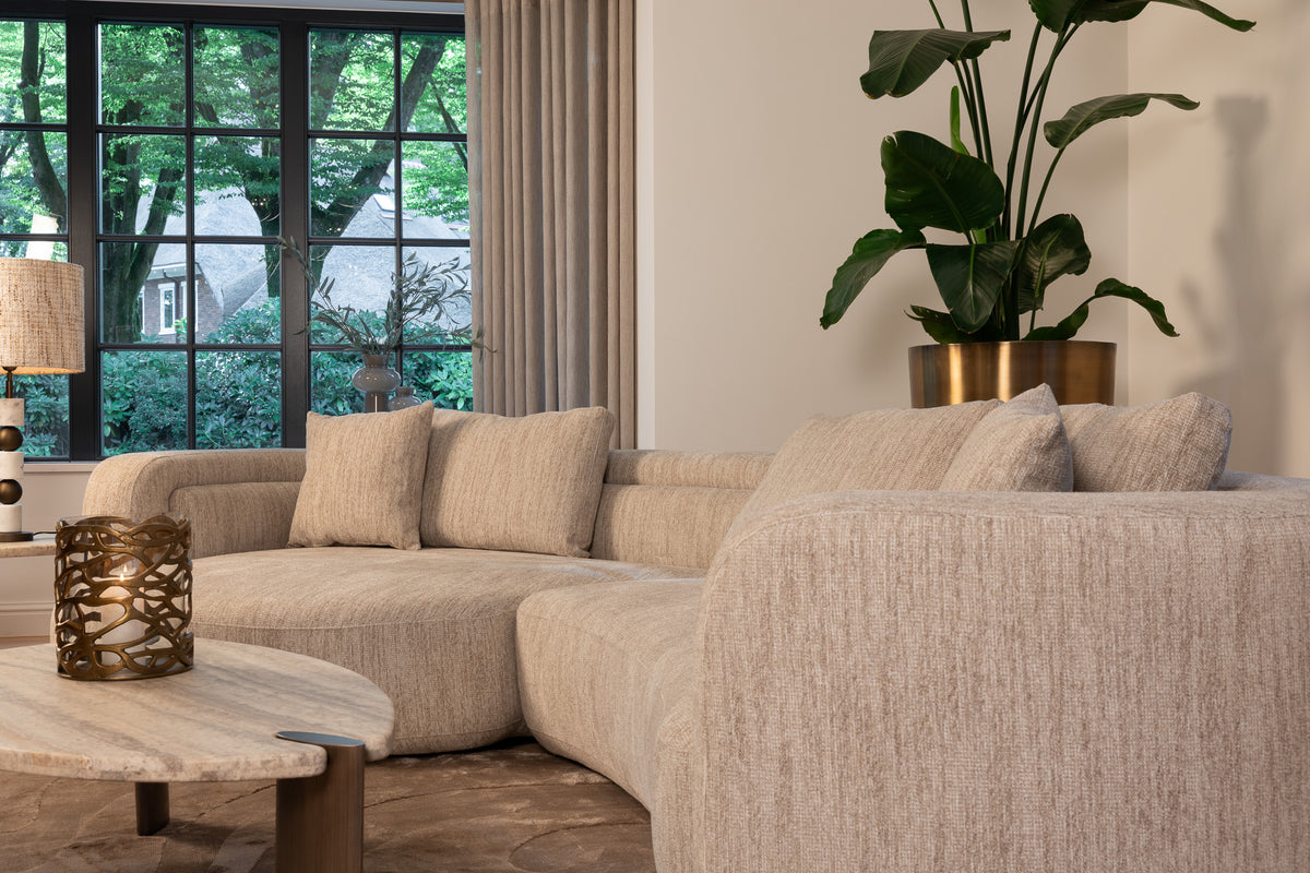 Richmond Interiors Sofa Angusto natural softweave lounge left Richmond Interiors