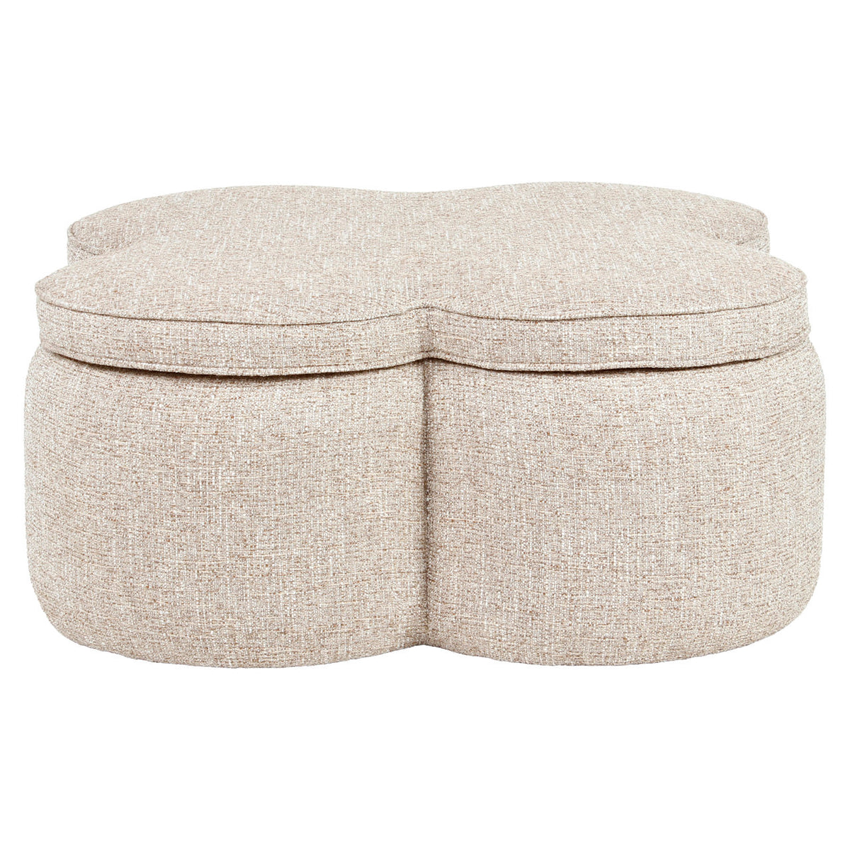 Richmond Interiors Hocker & Fußbank Corbeau sand tweed Richmond Interiors