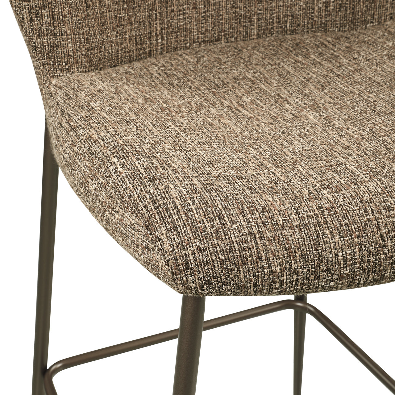 Richmond Interiors Thekenstuhl Odarby brown tweed fire retardant Thekenstuhl Richmond Interiors